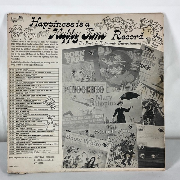 Happy Time Records Colorful Vinyl Album Huckleberry Finn & Tom Sawyer - Picture 3 of 7